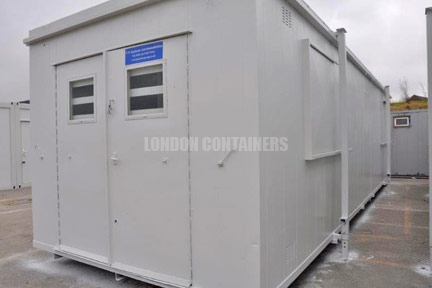 Hotel Building Site Containers